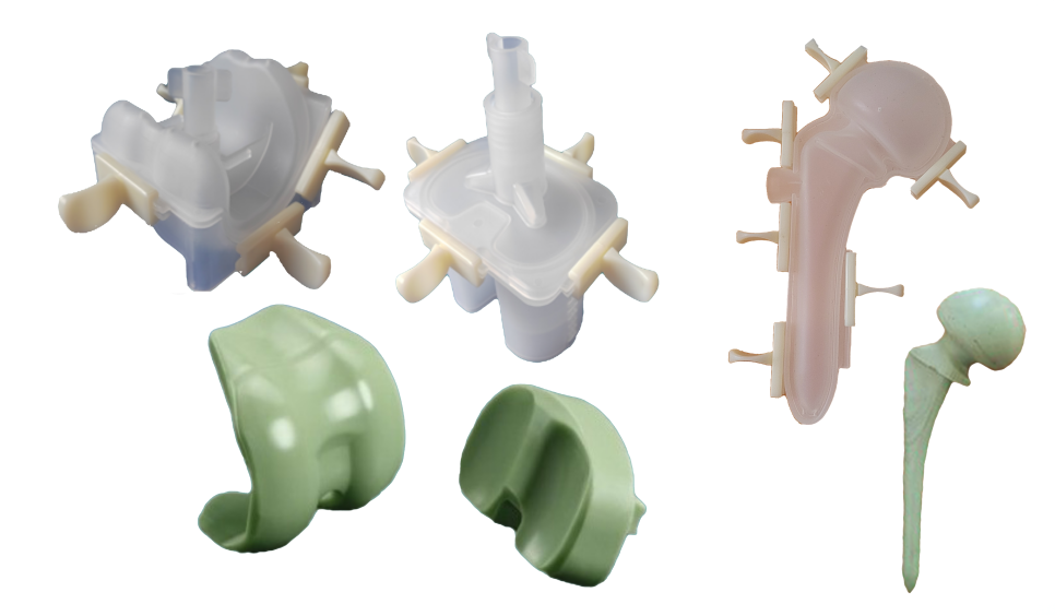 Product Sharing: Bone Cement Molding Molds for Hip and Knee Joints